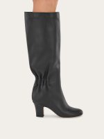 Ferragamo Knee boot with ruched detail